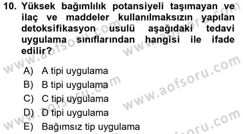 Sosyal Hizmet Kuruluşları Dersi 2017 - 2018 Yılı (Final) Dönem Sonu Sınav Soruları 10. Soru