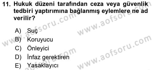 Sosyal Hizmet Kuruluşları Dersi 2017 - 2018 Yılı (Final) Dönem Sonu Sınav Soruları 11. Soru