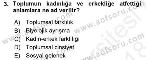Sosyal Hizmet Kuruluşları Dersi 2017 - 2018 Yılı (Final) Dönem Sonu Sınav Soruları 3. Soru