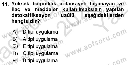 Sosyal Hizmet Kuruluşları Dersi 2020 - 2021 Yılı Yaz Okulu Sınav Soruları 11. Soru