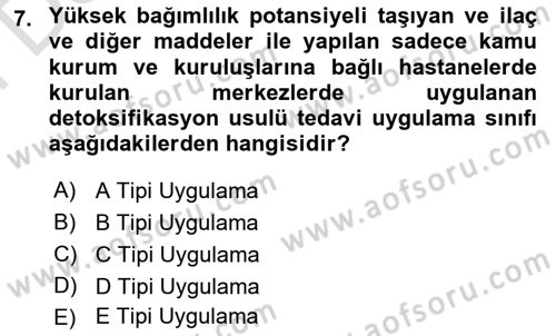 Sosyal Hizmet Kuruluşları Dersi 2021 - 2022 Yılı (Final) Dönem Sonu Sınav Soruları 7. Soru