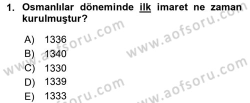 Sosyal Hizmet Kuruluşları Dersi 2025 - 2026 Yılı (Final) Dönem Sonu Sınav Soruları 1. Soru