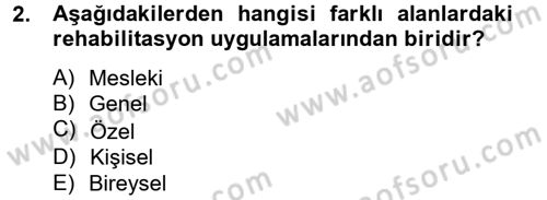 Temel Sağlık Hizmetleri Dersi 2012 - 2013 Yılı (Final) Dönem Sonu Sınav Soruları 2. Soru