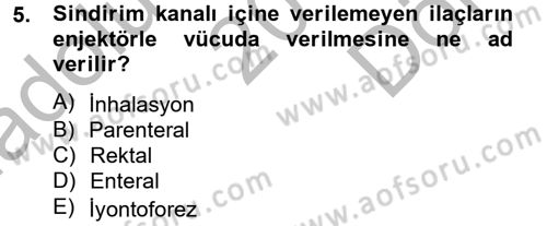 Temel Sağlık Hizmetleri Dersi 2012 - 2013 Yılı (Final) Dönem Sonu Sınav Soruları 5. Soru