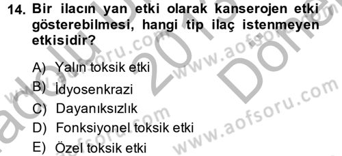 Temel Sağlık Hizmetleri Dersi 2013 - 2014 Yılı (Final) Dönem Sonu Sınav Soruları 14. Soru