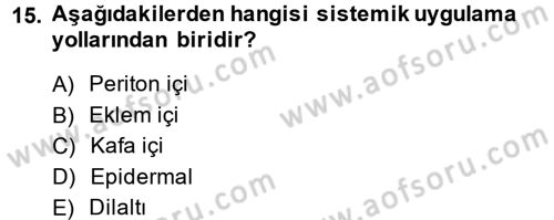 Temel Sağlık Hizmetleri Dersi 2013 - 2014 Yılı (Final) Dönem Sonu Sınav Soruları 15. Soru