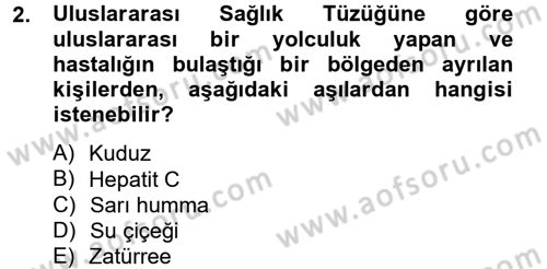 Temel Sağlık Hizmetleri Dersi 2013 - 2014 Yılı (Final) Dönem Sonu Sınav Soruları 2. Soru