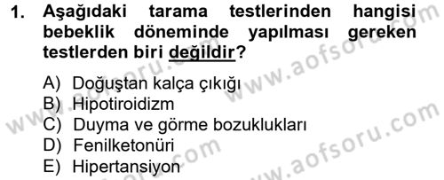 Temel Sağlık Hizmetleri Dersi 2013 - 2014 Yılı Tek Ders Sınav Soruları 1. Soru