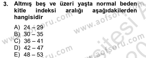 Temel Sağlık Hizmetleri Dersi 2013 - 2014 Yılı Tek Ders Sınav Soruları 3. Soru