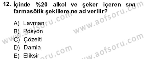 Temel Sağlık Hizmetleri Dersi 2014 - 2015 Yılı (Final) Dönem Sonu Sınav Soruları 12. Soru