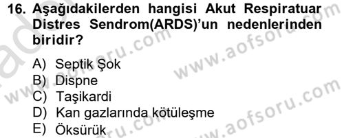 Temel Sağlık Hizmetleri Dersi 2014 - 2015 Yılı Tek Ders Sınav Soruları 16. Soru