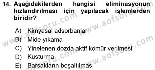 Temel Sağlık Hizmetleri Dersi 2015 - 2016 Yılı (Final) Dönem Sonu Sınav Soruları 14. Soru