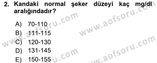 Temel Sağlık Hizmetleri Dersi 2015 - 2016 Yılı (Final) Dönem Sonu Sınav Soruları 2. Soru