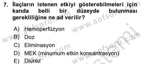 Temel Sağlık Hizmetleri Dersi 2015 - 2016 Yılı (Final) Dönem Sonu Sınav Soruları 7. Soru