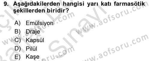 Temel Sağlık Hizmetleri Dersi 2015 - 2016 Yılı (Final) Dönem Sonu Sınav Soruları 9. Soru