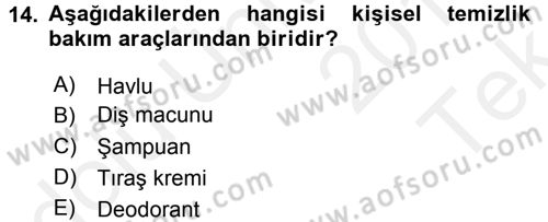 Temel Sağlık Hizmetleri Dersi 2015 - 2016 Yılı Tek Ders Sınav Soruları 14. Soru