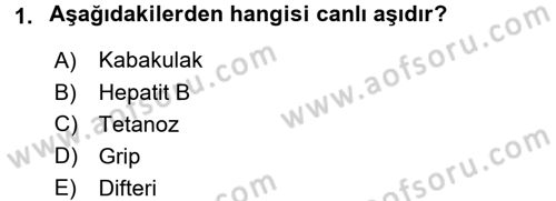 Temel Sağlık Hizmetleri Dersi 2017 - 2018 Yılı 3 Ders Sınav Soruları 1. Soru