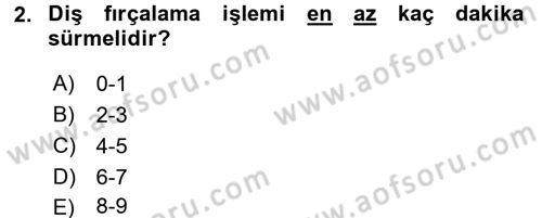 Temel Sağlık Hizmetleri Dersi 2017 - 2018 Yılı 3 Ders Sınav Soruları 2. Soru