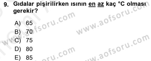 Temel Sağlık Hizmetleri Dersi 2017 - 2018 Yılı (Vize) Ara Sınav Soruları 9. Soru