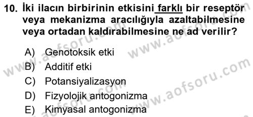 Temel Sağlık Hizmetleri Dersi 2017 - 2018 Yılı (Final) Dönem Sonu Sınav Soruları 10. Soru