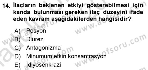 Temel Sağlık Hizmetleri Dersi 2018 - 2019 Yılı 3 Ders Sınav Soruları 14. Soru