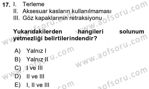 Temel Sağlık Hizmetleri Dersi 2018 - 2019 Yılı (Final) Dönem Sonu Sınav Soruları 17. Soru