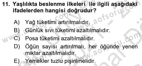Temel Sağlık Hizmetleri Dersi 2021 - 2022 Yılı (Vize) Ara Sınav Soruları 11. Soru