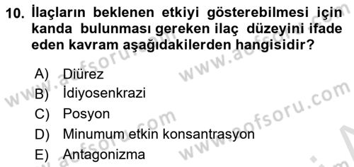 Temel Sağlık Hizmetleri Dersi 2021 - 2022 Yılı (Final) Dönem Sonu Sınav Soruları 10. Soru
