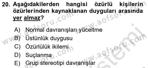 Temel Sağlık Hizmetleri Dersi 2021 - 2022 Yılı Yaz Okulu Sınav Soruları 20. Soru