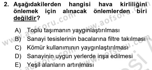 Temel Sağlık Hizmetleri Dersi 2023 - 2024 Yılı (Vize) Ara Sınav Soruları 2. Soru