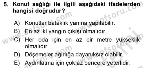 Temel Sağlık Hizmetleri Dersi 2023 - 2024 Yılı (Vize) Ara Sınav Soruları 5. Soru
