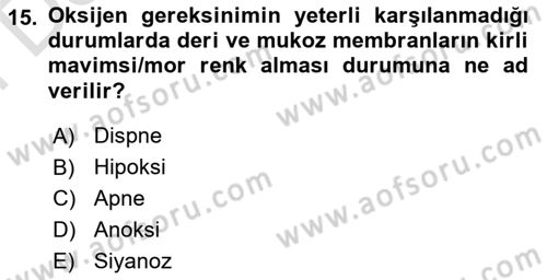 Temel Sağlık Hizmetleri Dersi 2023 - 2024 Yılı (Final) Dönem Sonu Sınav Soruları 15. Soru