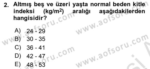 Temel Sağlık Hizmetleri Dersi 2024 - 2025 Yılı (Final) Dönem Sonu Sınav Soruları 2. Soru
