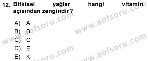 Temel Sağlık Hizmetleri Dersi 2025 - 2026 Yılı (Vize) Ara Sınav Soruları 12. Soru