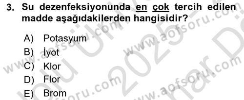 Temel Sağlık Hizmetleri Dersi 2025 - 2026 Yılı (Vize) Ara Sınav Soruları 3. Soru