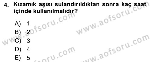 Temel Sağlık Hizmetleri Dersi 2025 - 2026 Yılı (Final) Dönem Sonu Sınav Soruları 4. Soru