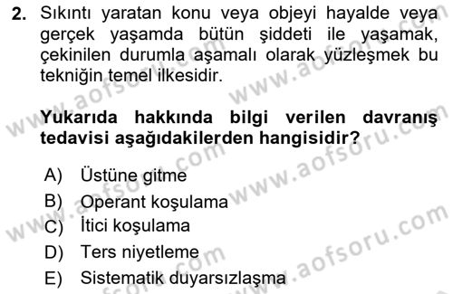 Temel Bakım Hizmetleri Dersi 2018 - 2019 Yılı 3 Ders Sınav Soruları 2. Soru