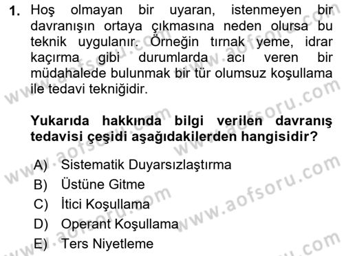 Temel Bakım Hizmetleri Dersi 2018 - 2019 Yılı (Final) Dönem Sonu Sınav Soruları 1. Soru