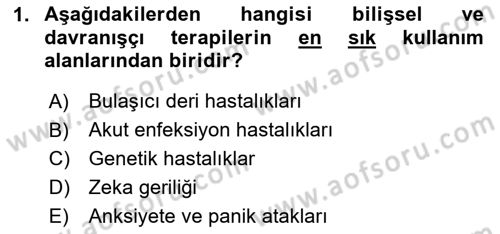 Temel Bakım Hizmetleri Dersi 2025 - 2026 Yılı (Vize) Ara Sınav Soruları 1. Soru