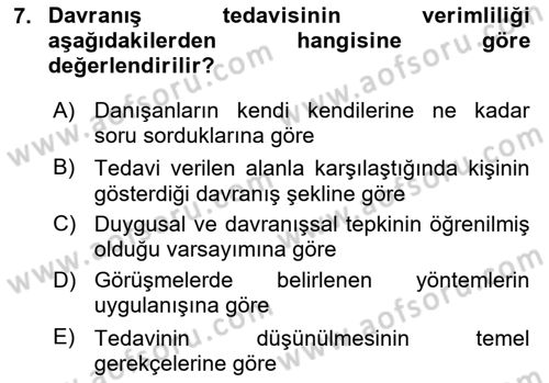 Temel Bakım Hizmetleri Dersi 2025 - 2026 Yılı (Vize) Ara Sınav Soruları 7. Soru