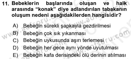 Özel Gereksinimli Bireyler ve Bakım Hizmetleri Dersi 2016 - 2017 Yılı (Final) Dönem Sonu Sınav Soruları 11. Soru