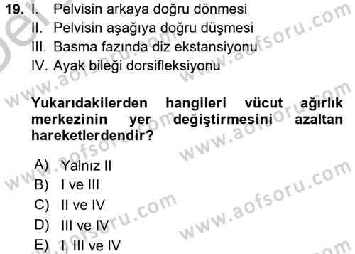 Yaşlı ve Hasta Bakım Hizmetleri Dersi 2016 - 2017 Yılı 3 Ders Sınav Soruları 19. Soru