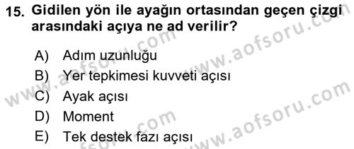 Yaşlı ve Hasta Bakım Hizmetleri Dersi 2020 - 2021 Yılı Yaz Okulu Sınav Soruları 15. Soru