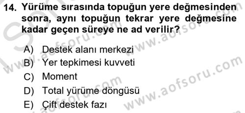 Yaşlı ve Hasta Bakım Hizmetleri Dersi 2021 - 2022 Yılı (Final) Dönem Sonu Sınav Soruları 14. Soru