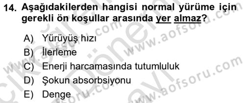 Yaşlı ve Hasta Bakım Hizmetleri Dersi 2022 - 2023 Yılı (Final) Dönem Sonu Sınav Soruları 14. Soru
