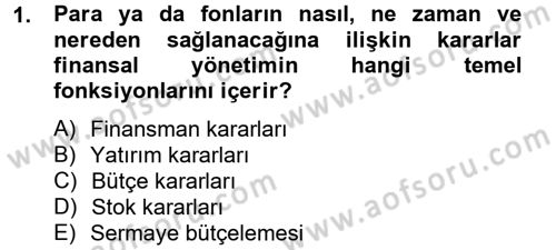 Sosyal Hizmet Yönetimi Dersi 2012 - 2013 Yılı (Final) Dönem Sonu Sınav Soruları 1. Soru