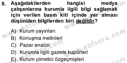 Sosyal Hizmet Yönetimi Dersi 2014 - 2015 Yılı (Final) Dönem Sonu Sınav Soruları 8. Soru