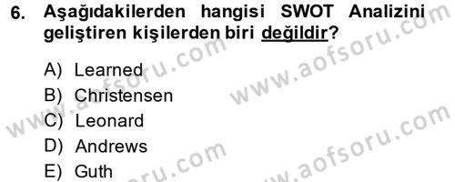Sosyal Hizmet Yönetimi Dersi 2014 - 2015 Yılı Tek Ders Sınav Soruları 6. Soru