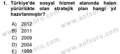 Sosyal Hizmet Yönetimi Dersi 2015 - 2016 Yılı (Vize) Ara Sınav Soruları 1. Soru