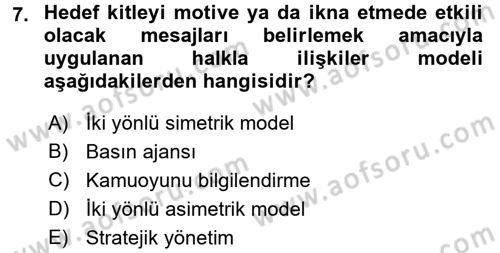 Sosyal Hizmet Yönetimi Dersi 2015 - 2016 Yılı Tek Ders Sınav Soruları 7. Soru